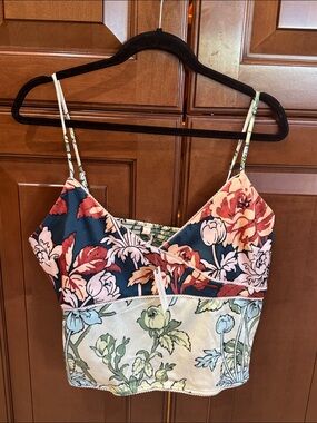 LyreBird Silky V-Neck Cutout Cami